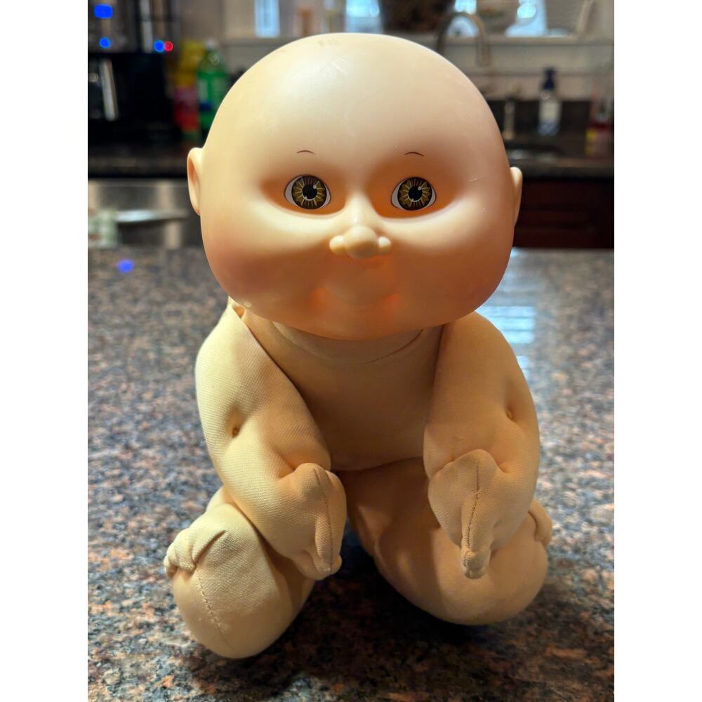 Vintage First Edition1990 Cabbage Patch Kids 12" Baby Brown Eyes